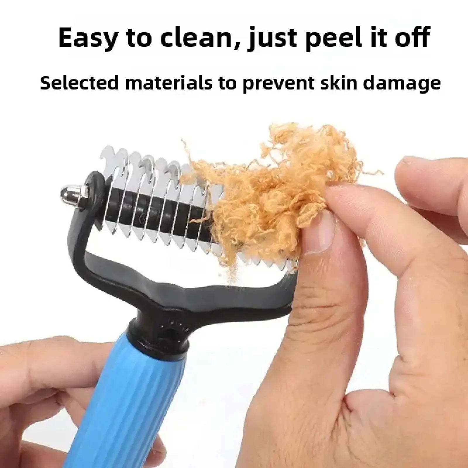 Pet Grooming Tool, Universal Detangling Comb for Dogs, Stainless Steel Double-Sided Design, Effective Shedding Removal & Matted Hair Tamer