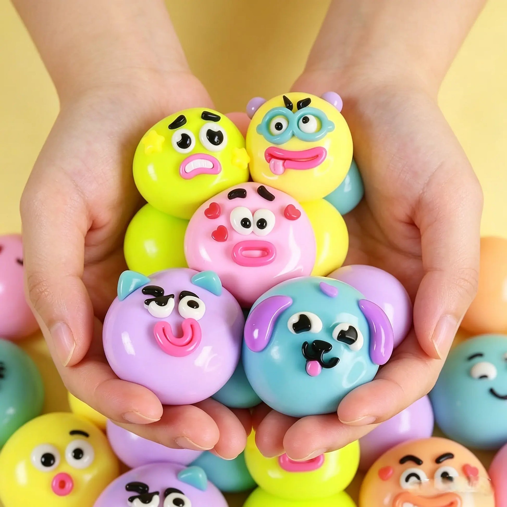 Squishy Cutie Toy ,Funny Face Dog Face Squishy Soft Multisensory Stress Relief for Anxiety Portable Sensory Decompression