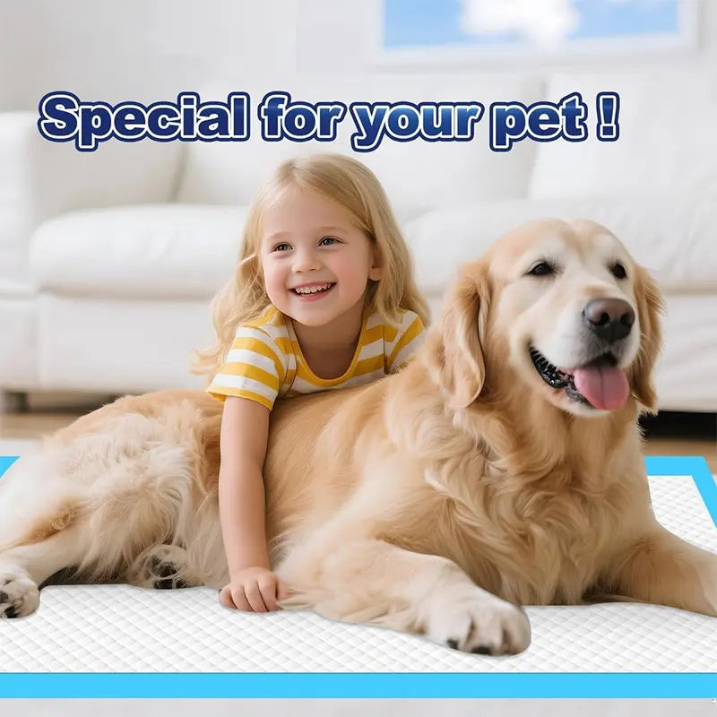 Extra Large Puppy Pads 100 Count – Super Absorbent Leak-Proof Dog Training Pee Pads Quick Dry