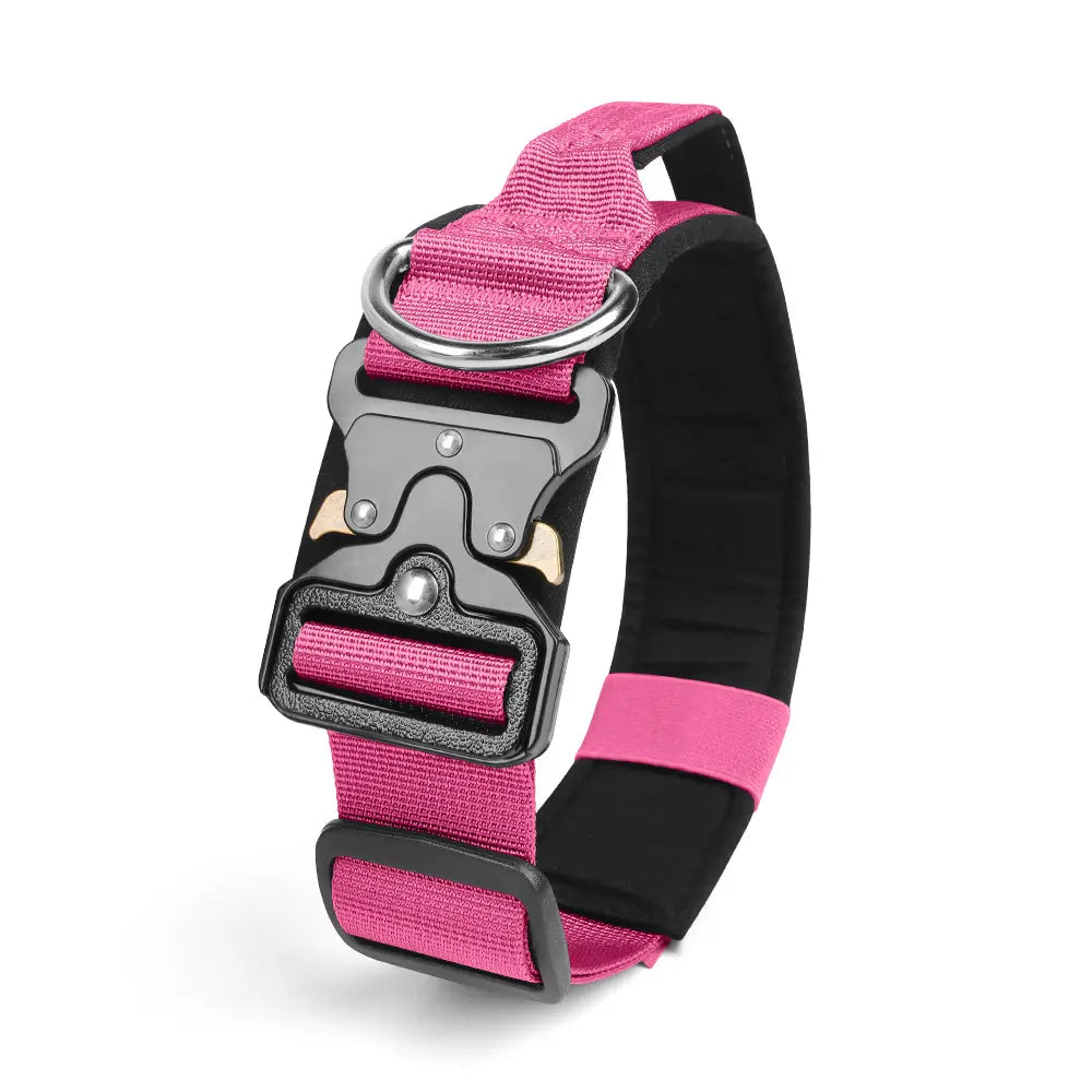 New Pet Collar Tactical Collar with Handle Dog Collar Dog Leash