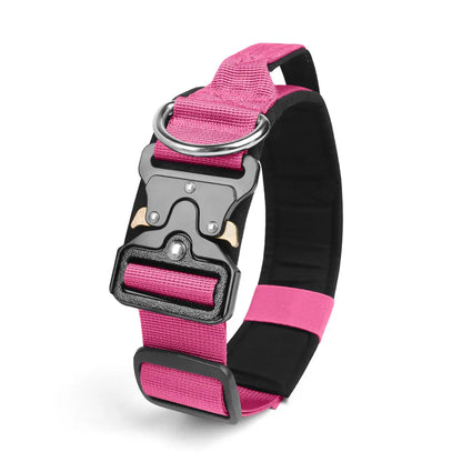 New Pet Collar Tactical Collar with Handle Dog Collar Dog Leash