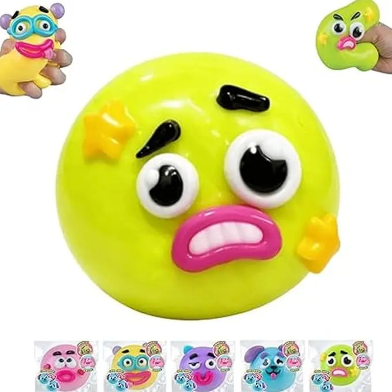 Squishy Cutie Toy ,Funny Face Dog Face Squishy Soft Multisensory Stress Relief for Anxiety Portable Sensory Decompression