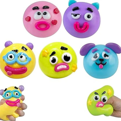 Squishy Cutie Toy ,Funny Face Dog Face Squishy Soft Multisensory Stress Relief for Anxiety Portable Sensory Decompression