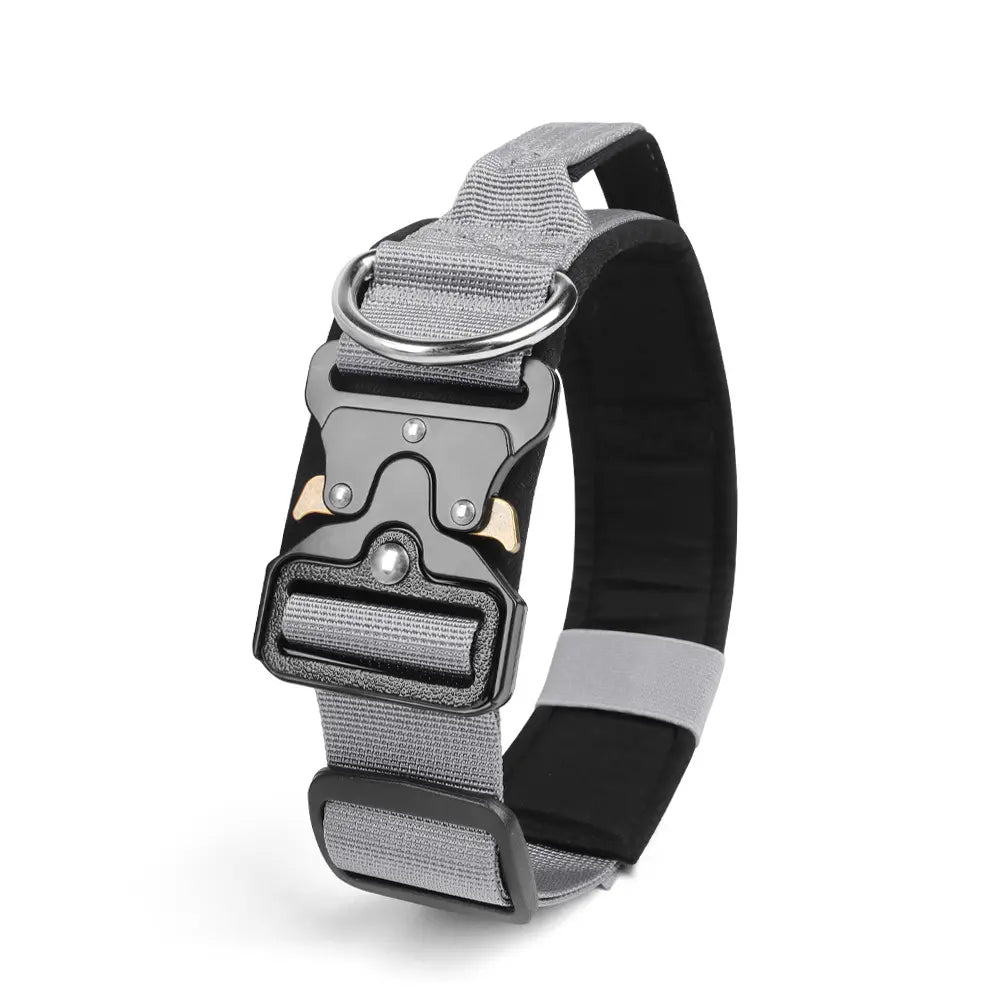 New Pet Collar Tactical Collar with Handle Dog Collar Dog Leash