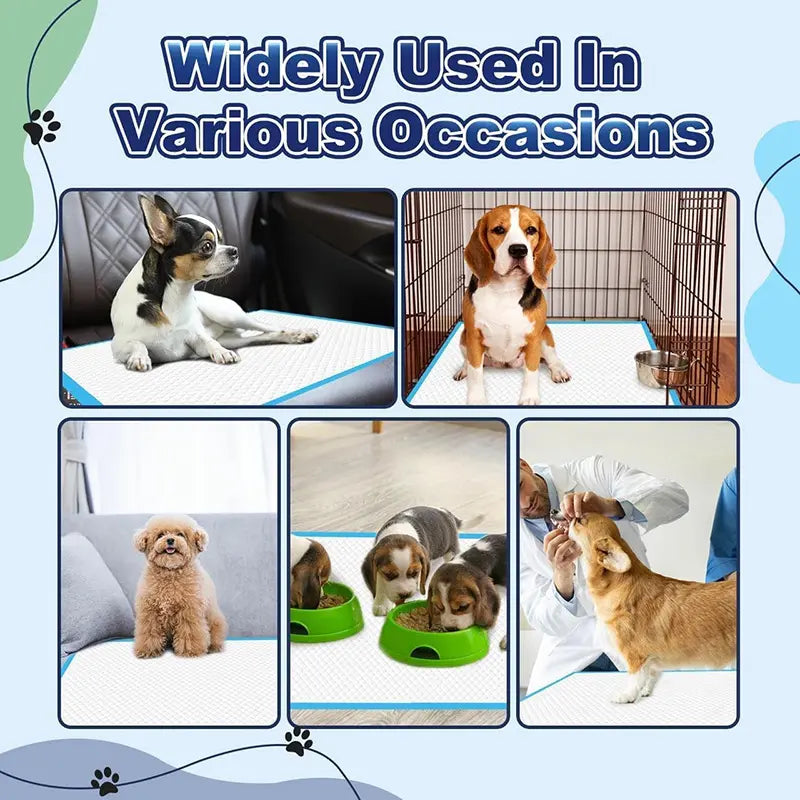 Extra Large Puppy Pads 100 Count – Super Absorbent Leak-Proof Dog Training Pee Pads Quick Dry