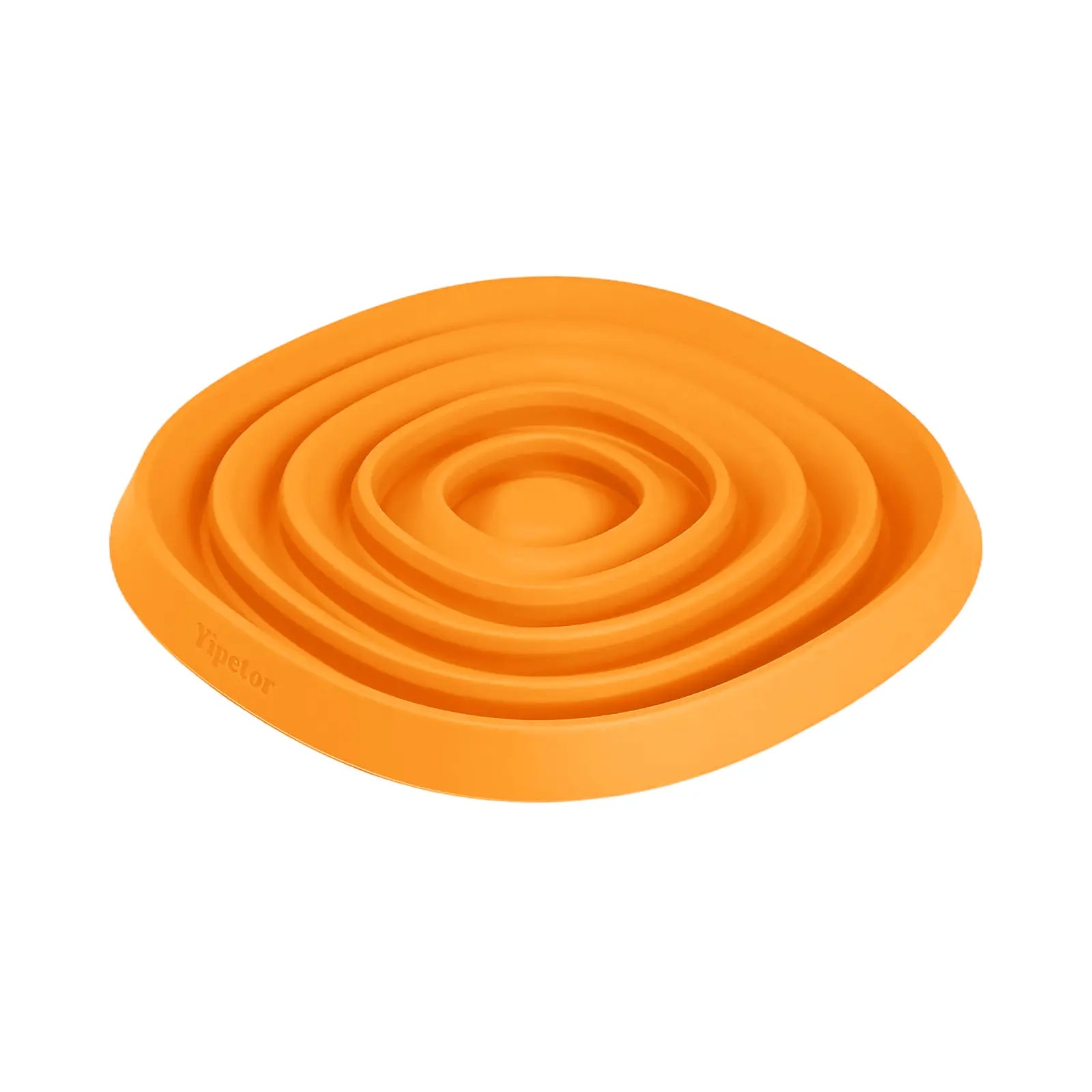 Zen Disc: Sensory Calming Tool for Anxious Paws Lick Mat & Slow Feeder,Funnel-Center Foldable Silicone Lick Pad,Bpa Free, Easy to Clean & Dishwasher Safe, Puzzle Feeder for Semi-Moist Treats