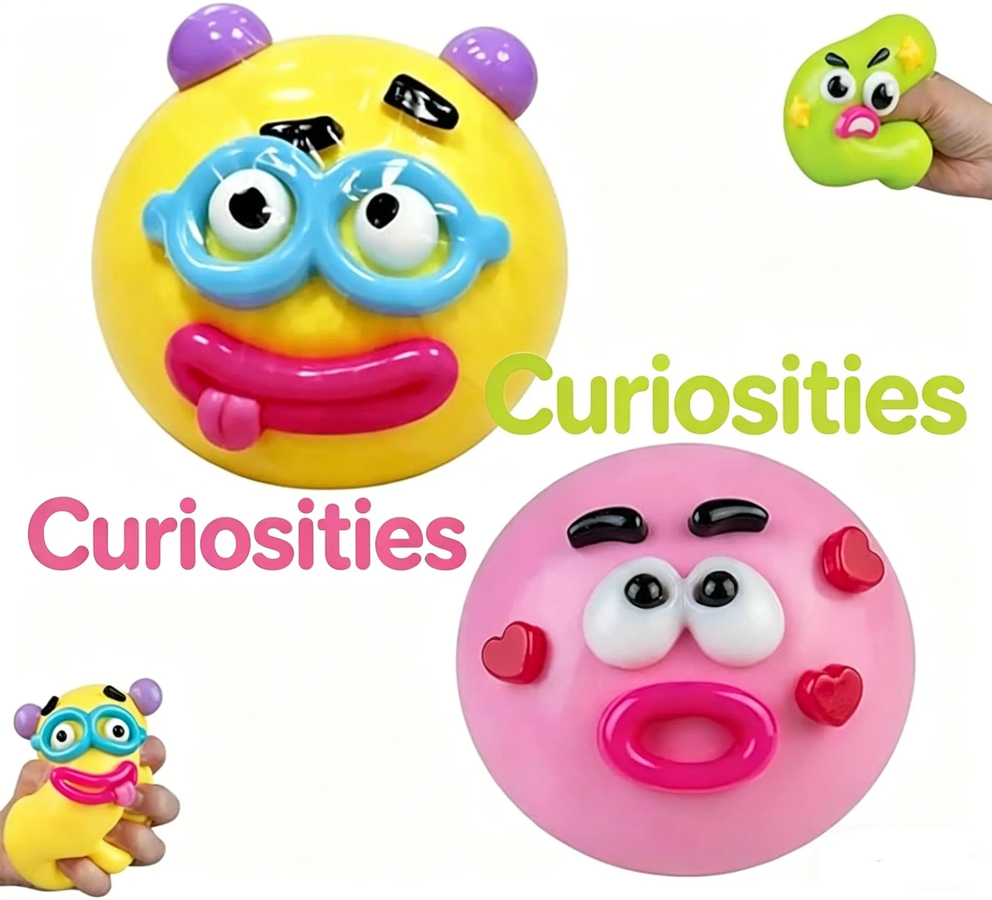 Squishy Cutie Toy ,Funny Face Dog Face Squishy Soft Multisensory Stress Relief for Anxiety Portable Sensory Decompression